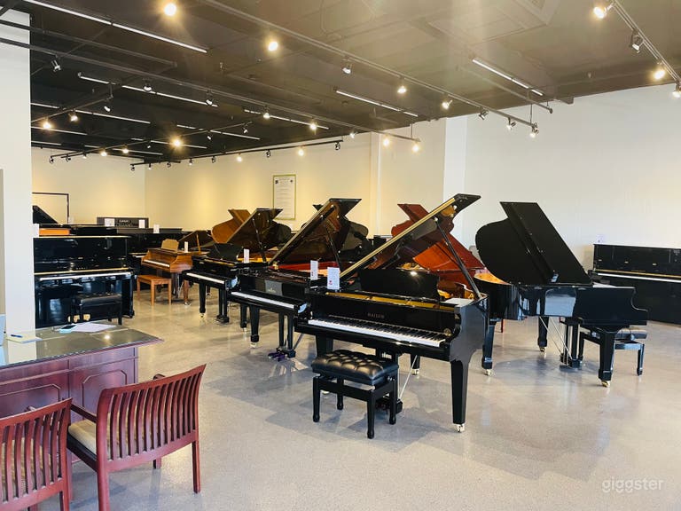  Spacious, light-filled, luxury piano store, Tempe 