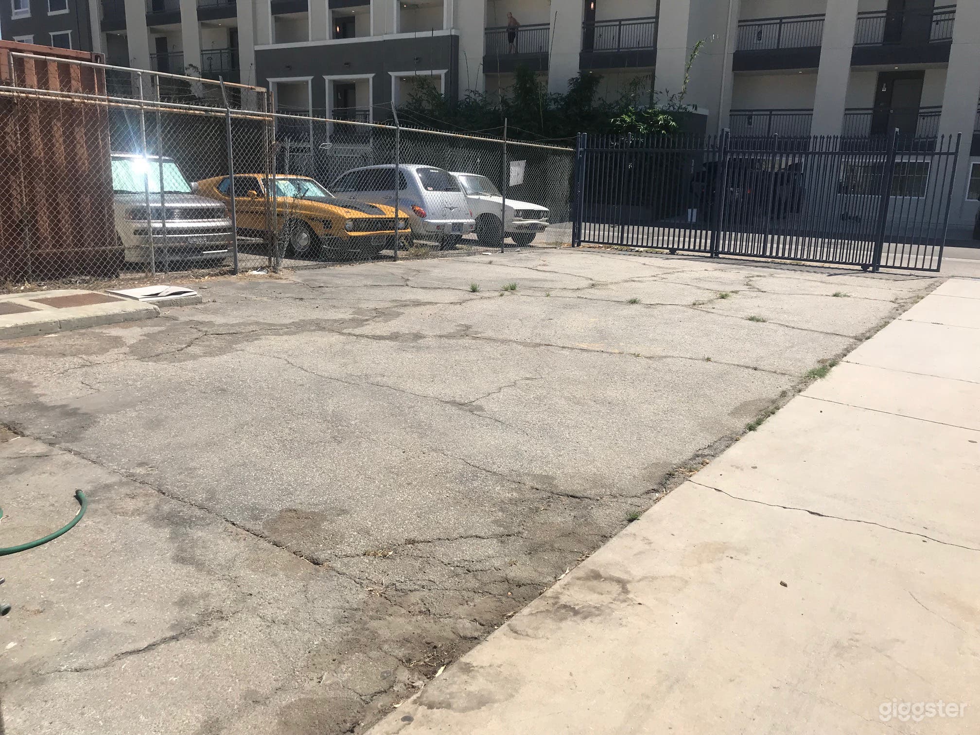 Back Ally Parking Crew Gated Car Garage Warehouse Photo 4