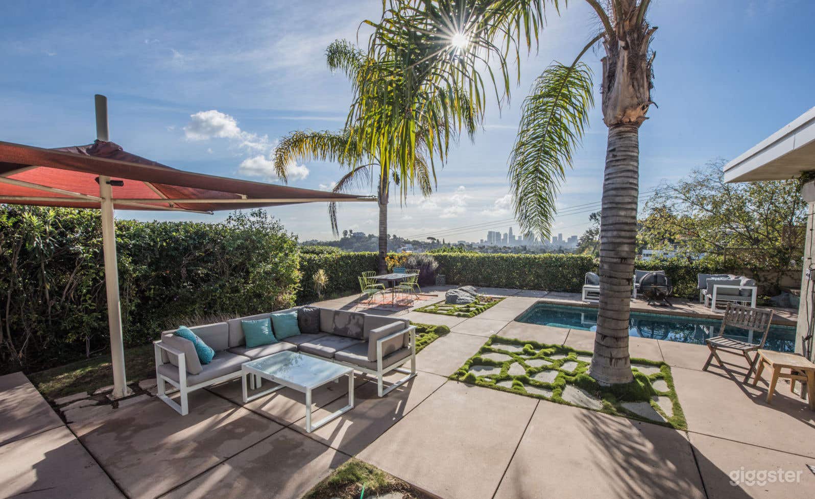 Pool in Mid Century Bungalow in Silver Lake Photo 3