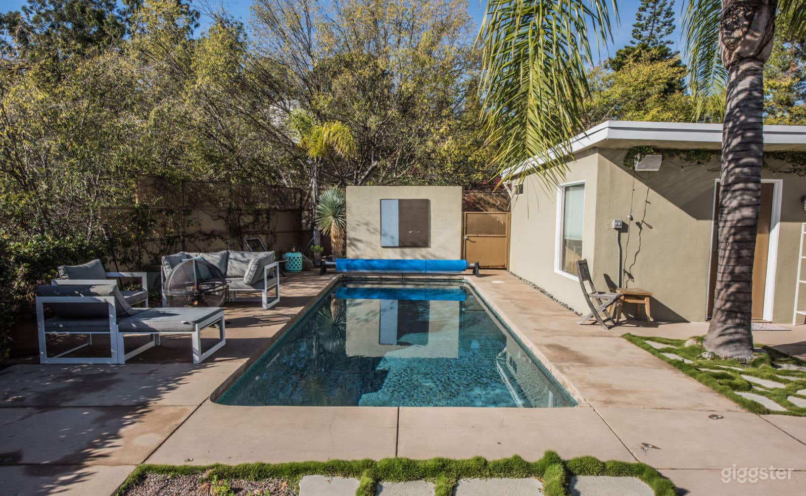 Pool in Mid Century Bungalow in Silver Lake Photo 4