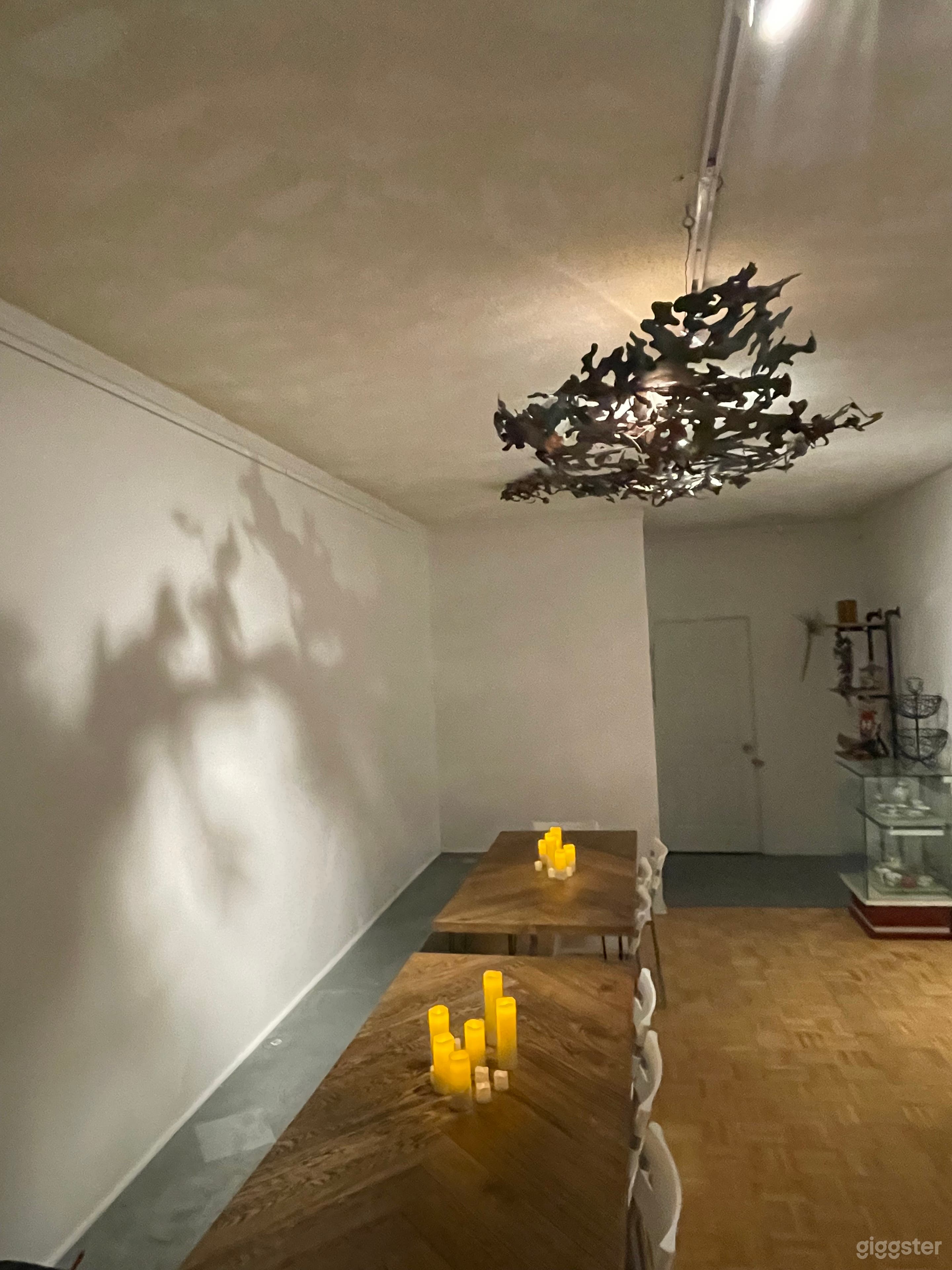 Lower area of art gallery to used as Intimate Event Space for private reception- gathering- talk- workshop