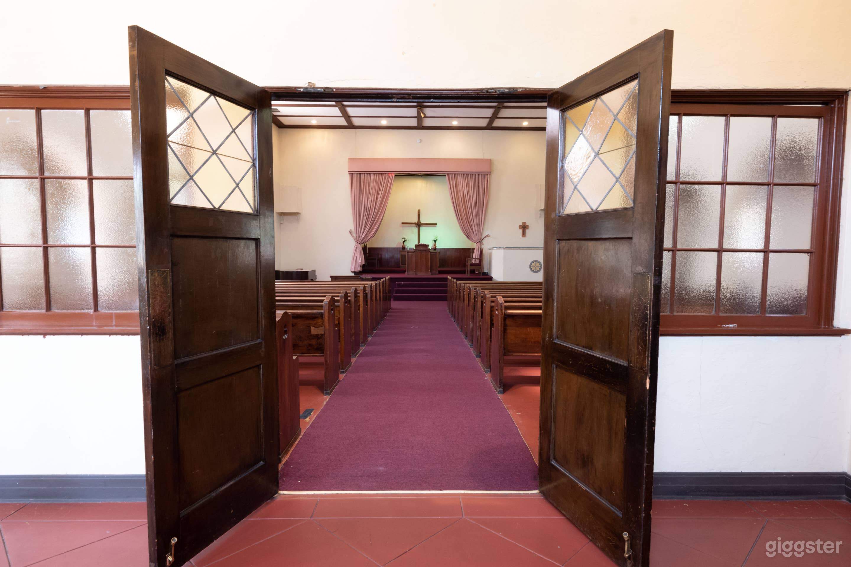 Entry doors from the foyer