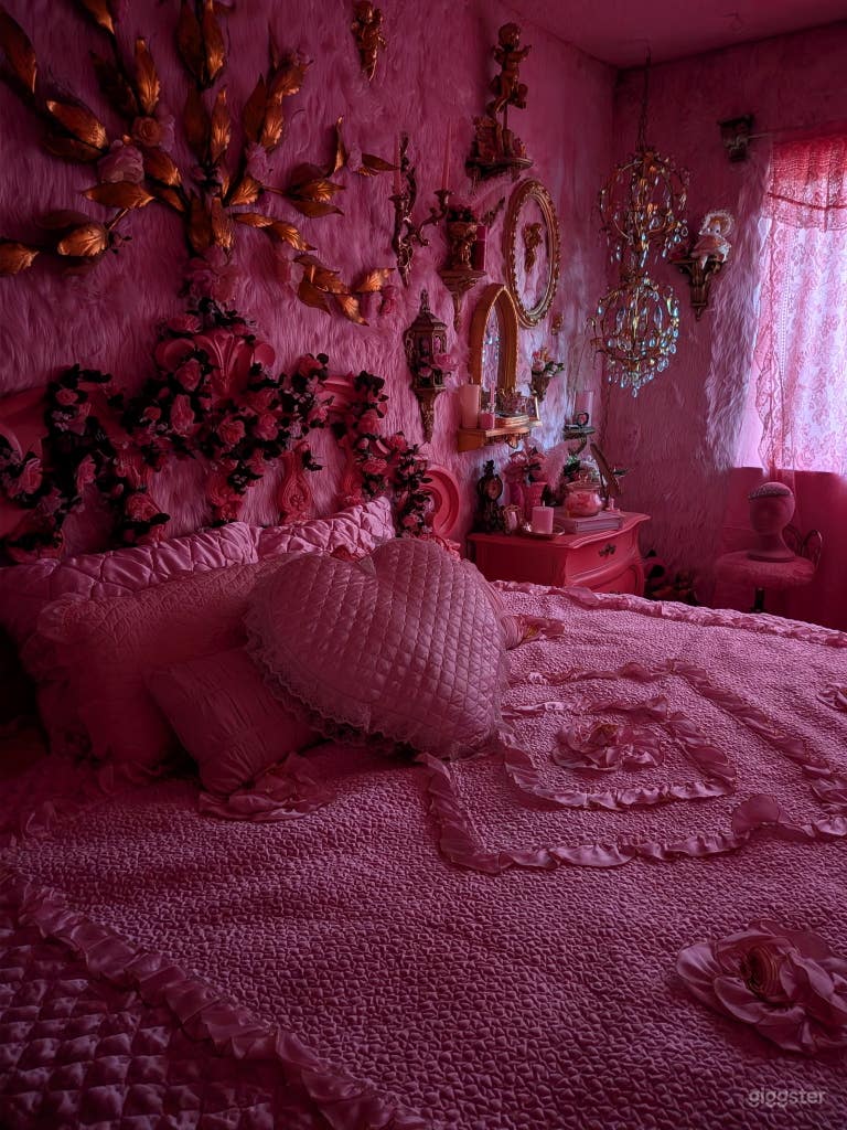  Pink Playroom Cute Boudoir Photo/Video Set 