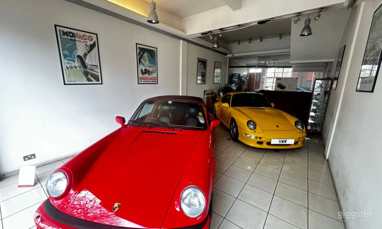  Classic Sports Car Warehouse (1950s Industrial Style) 
