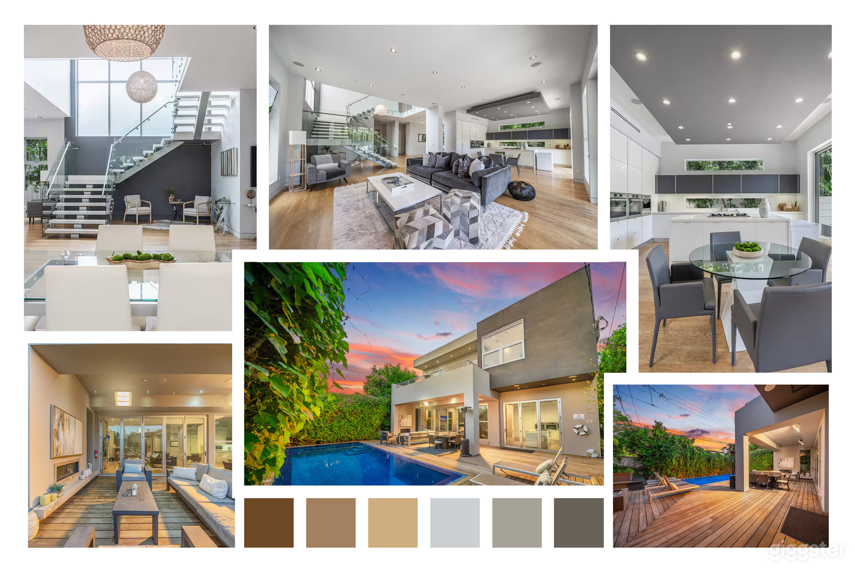 SLEEK GLASS MODERN WITH LUSH PRIVACY WALL Photo 1