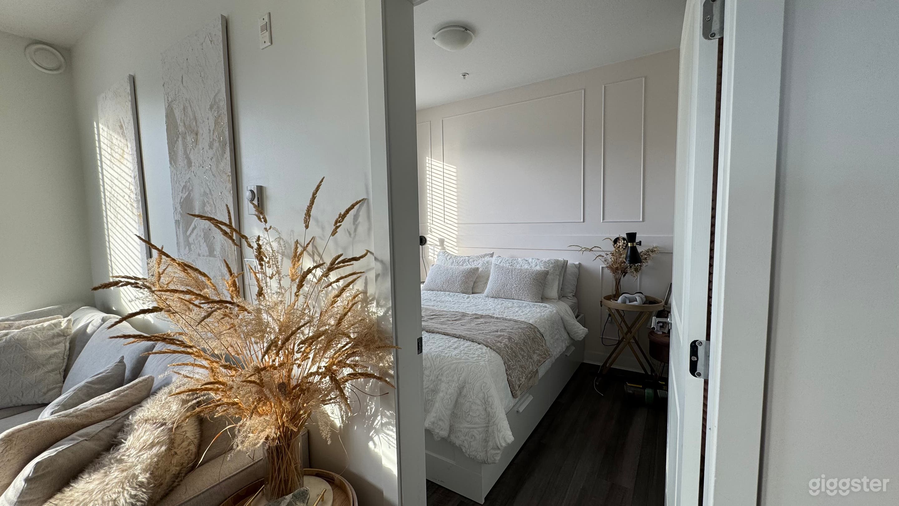 The Master Bedroom - sprinkled with a little touch of bold luxe here and there. 