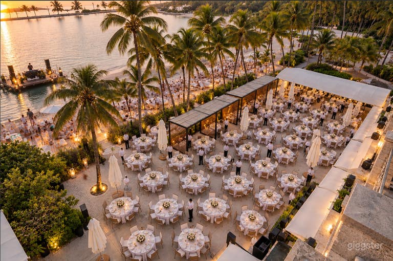  Terraza de lujo frente al mar y lugar de playa privada 