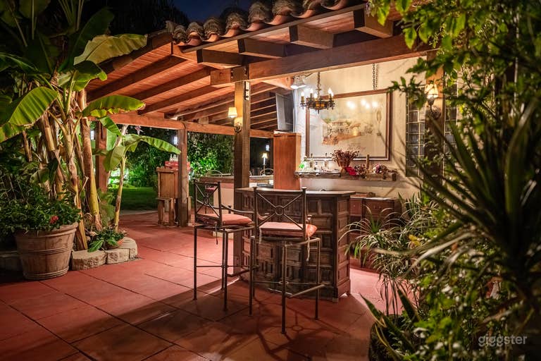  Outdoor cafe and side bar near the pool.  