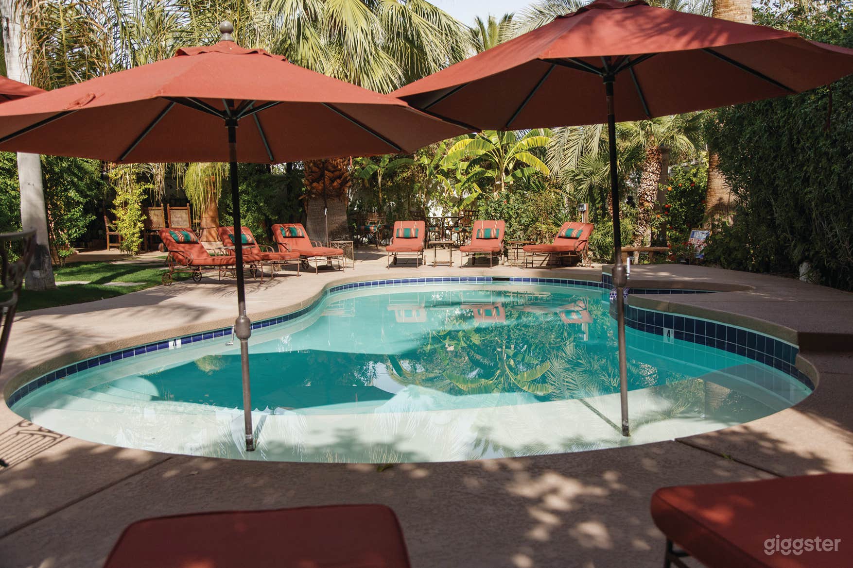 Warm saltwater pool/spa.