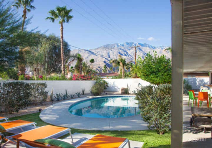 Vibrant Hacienda Pool Retreat in Movie Star Colony Photo 2