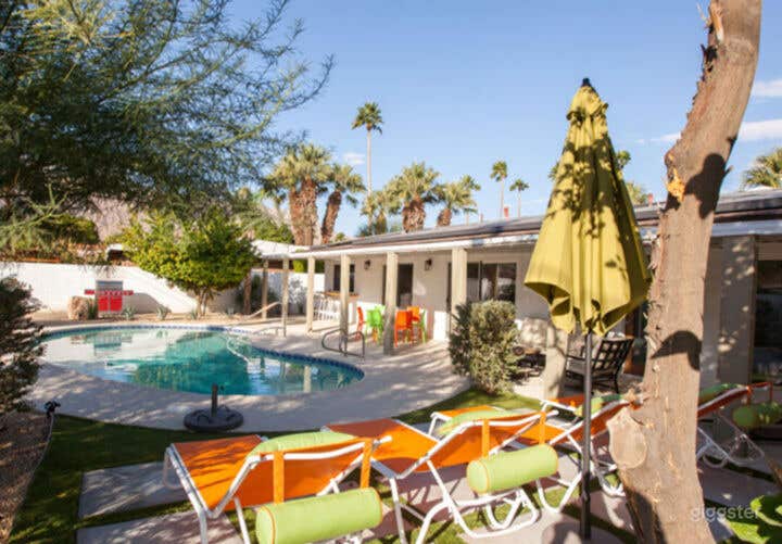 Vibrant Hacienda Pool Retreat in Movie Star Colony Photo 3