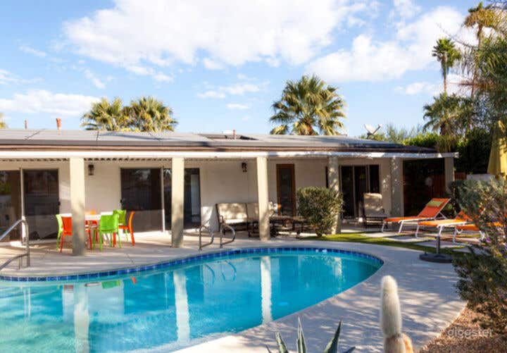 Vibrant Hacienda Pool Retreat in Movie Star Colony Photo 1