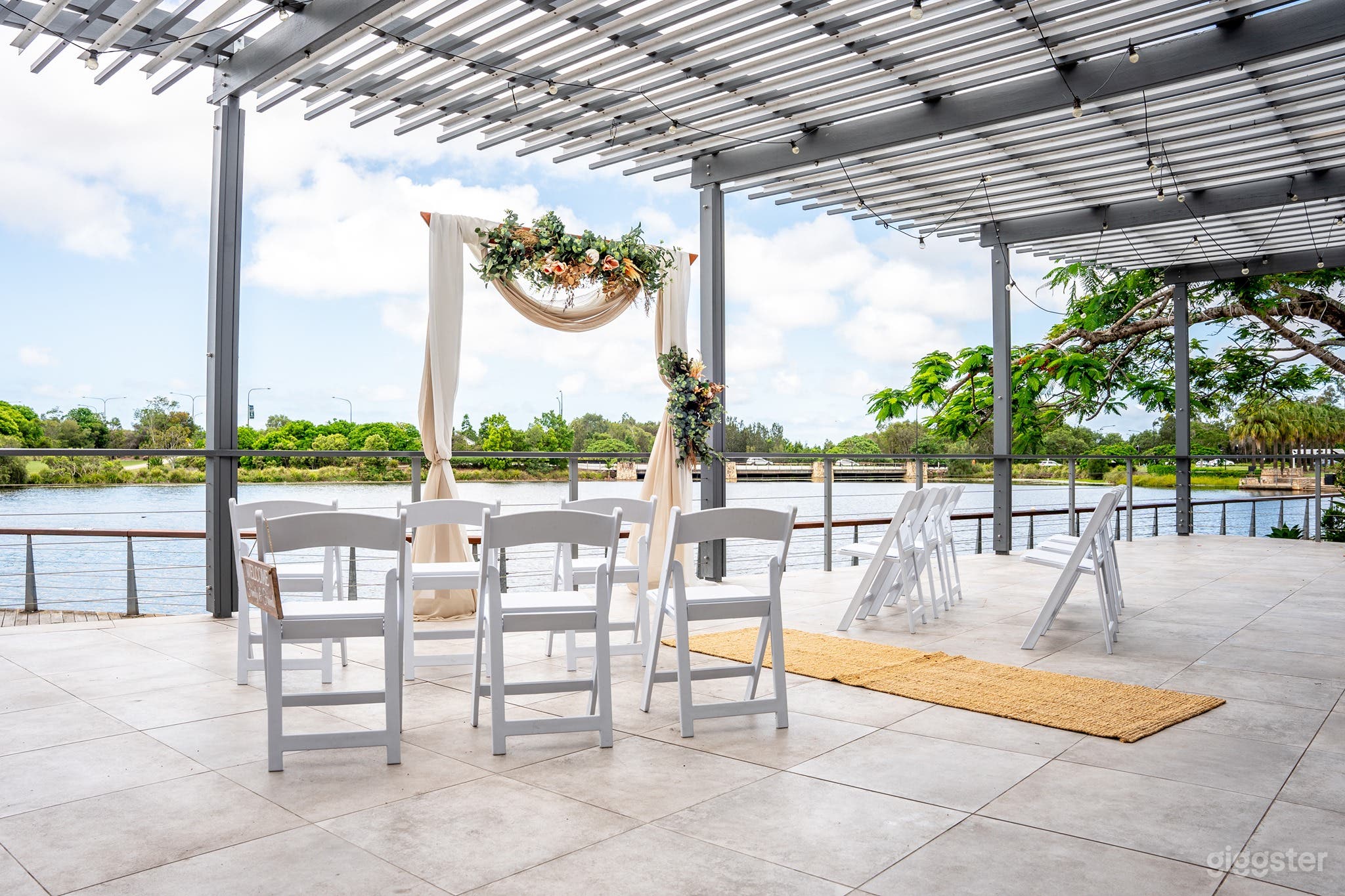 Board Walk Deck and Outdoor Space with Lake View Photo 1