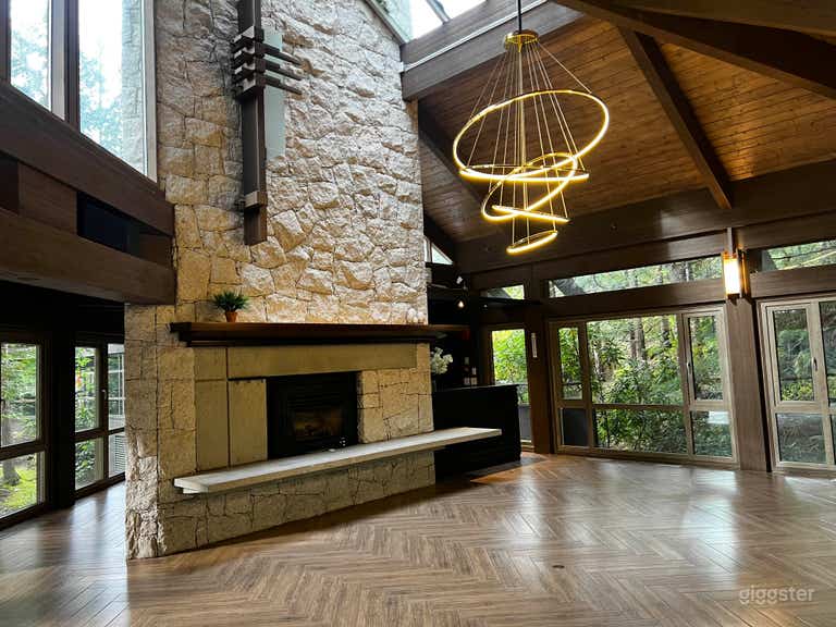  Serene event space with waterfall views 