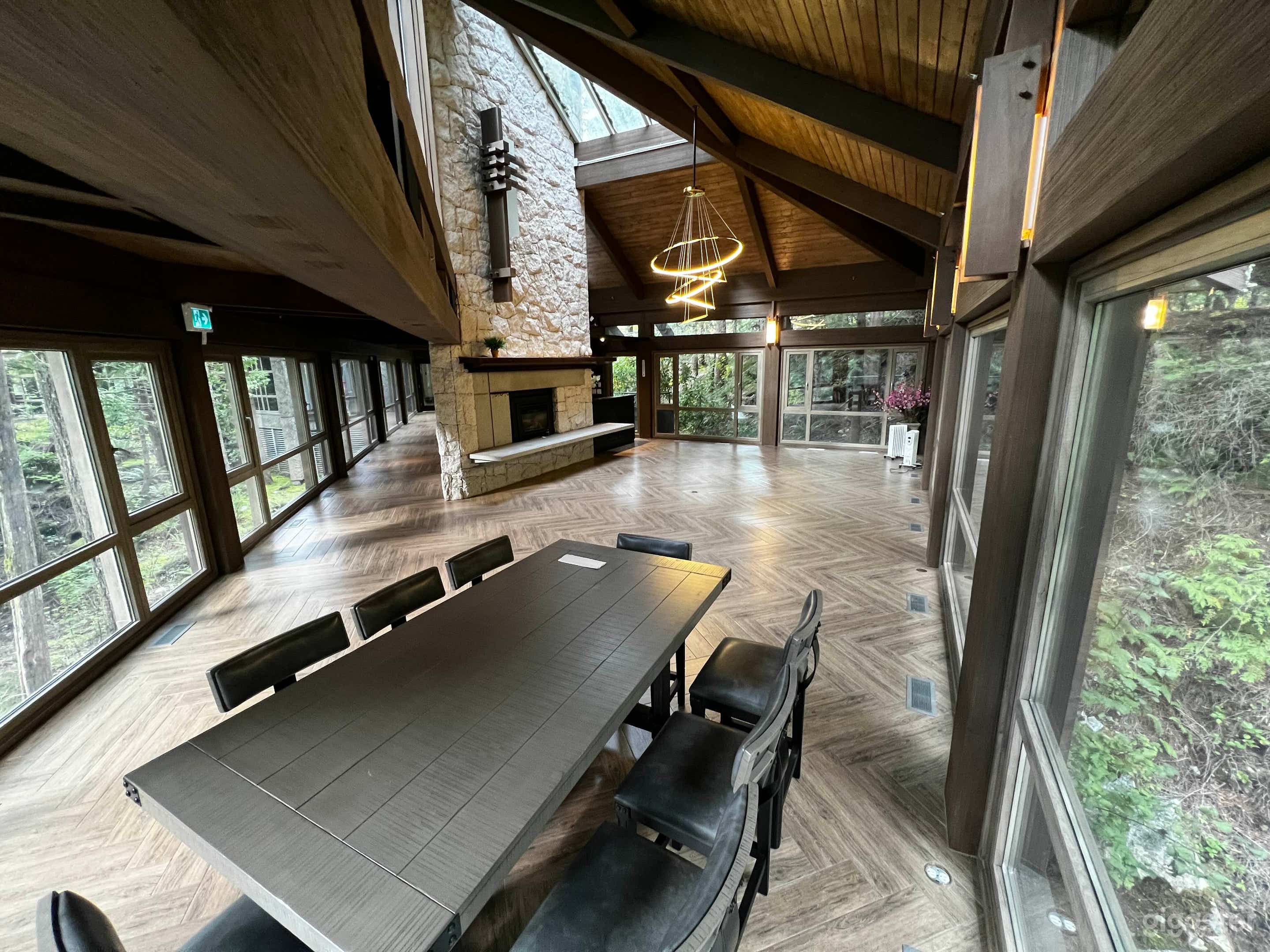 Serene event space with waterfall views Photo 4