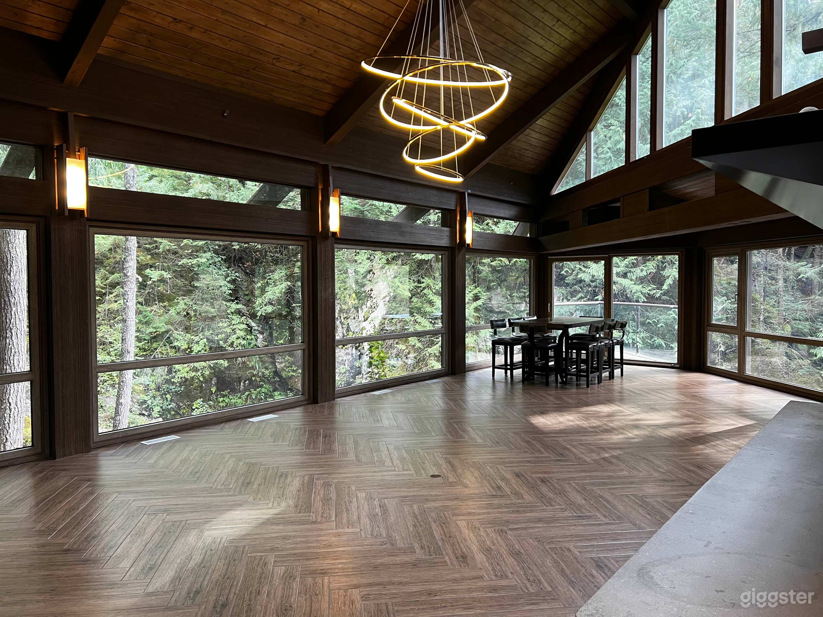 Serene event space with waterfall views Photo 3