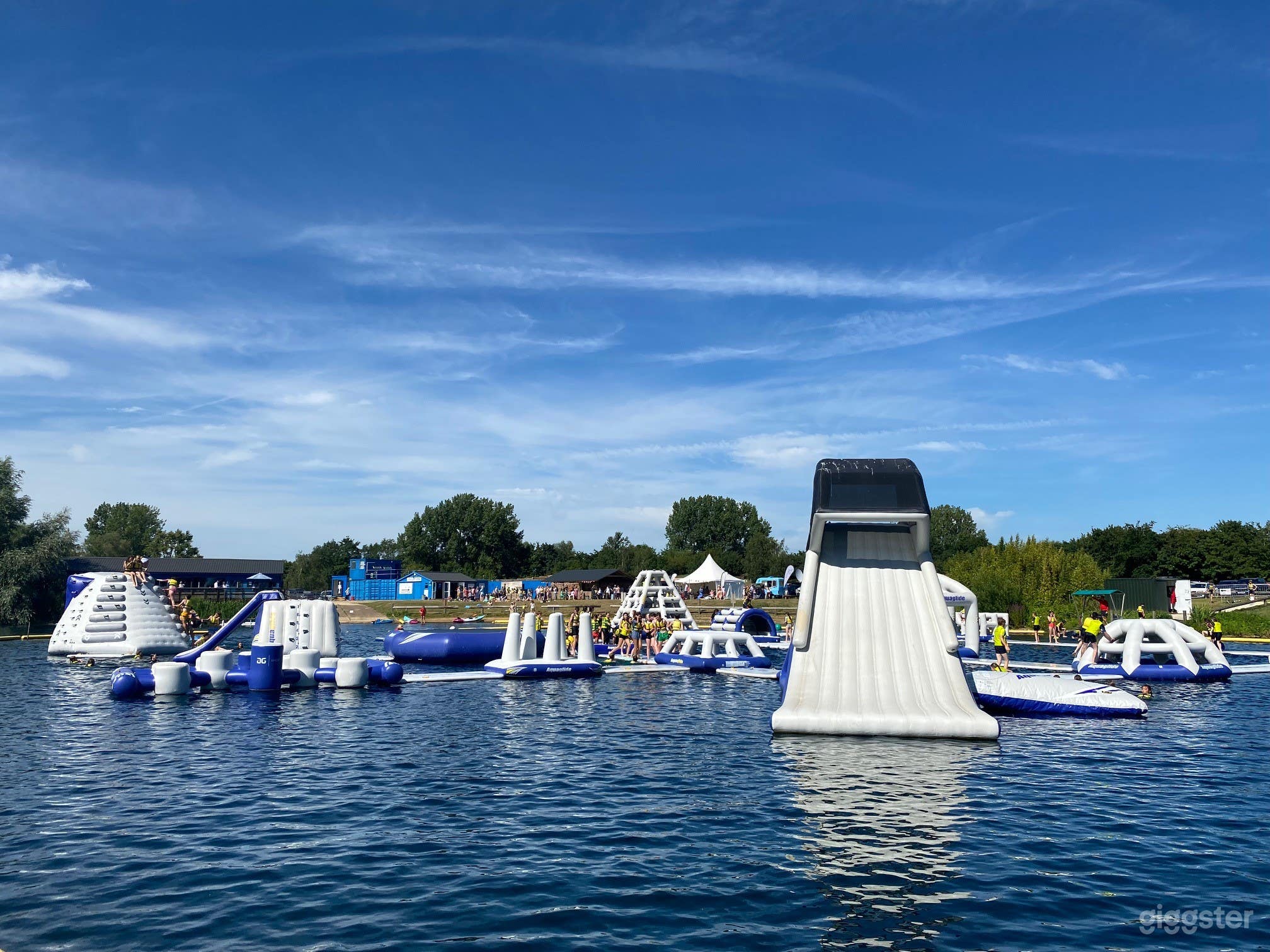 Aqua Park open between May - October each summer.
Lakside Cafe plus ample parking for 200+ cars