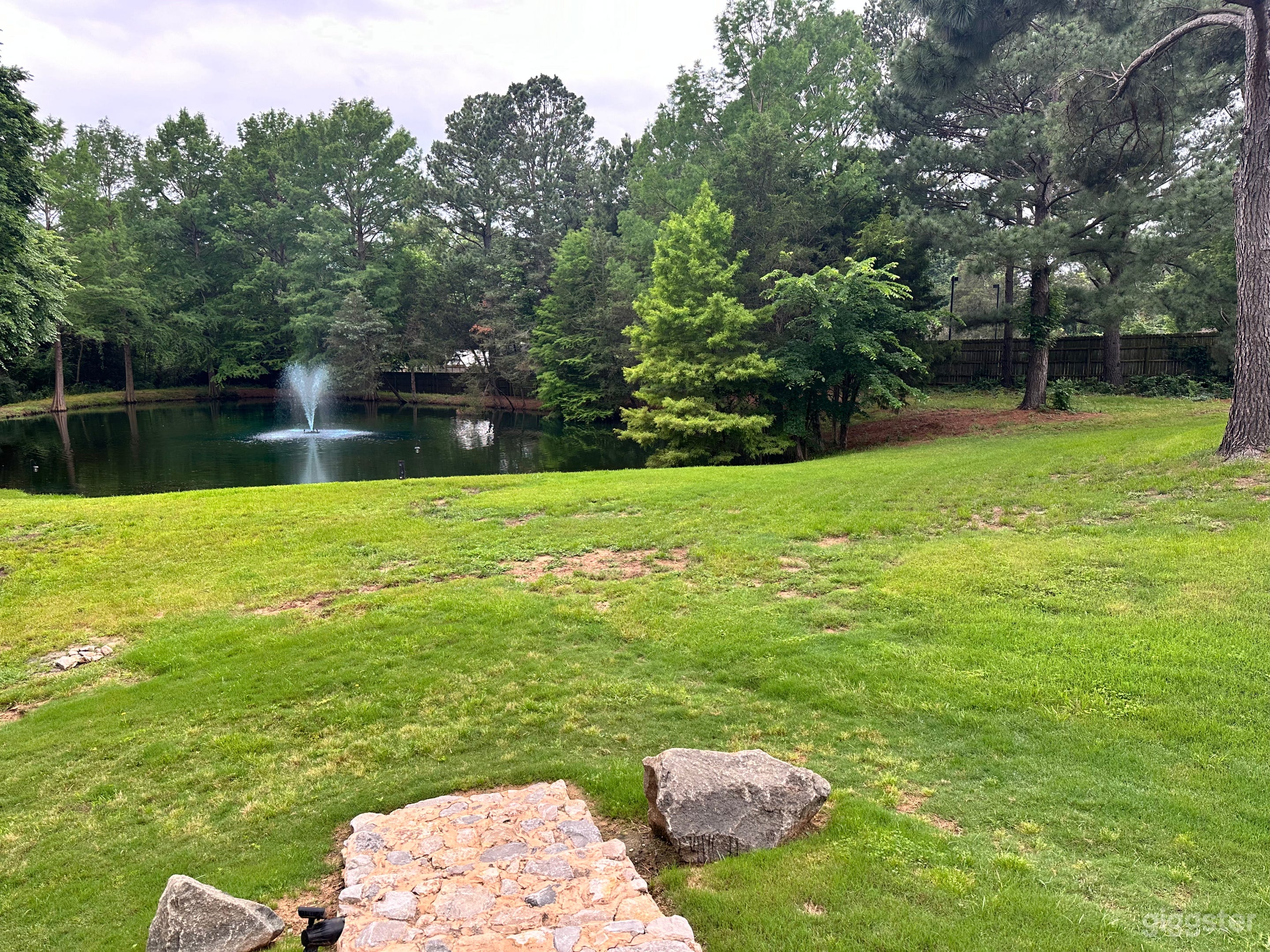 3/4 acre with 1/4 acre pond
