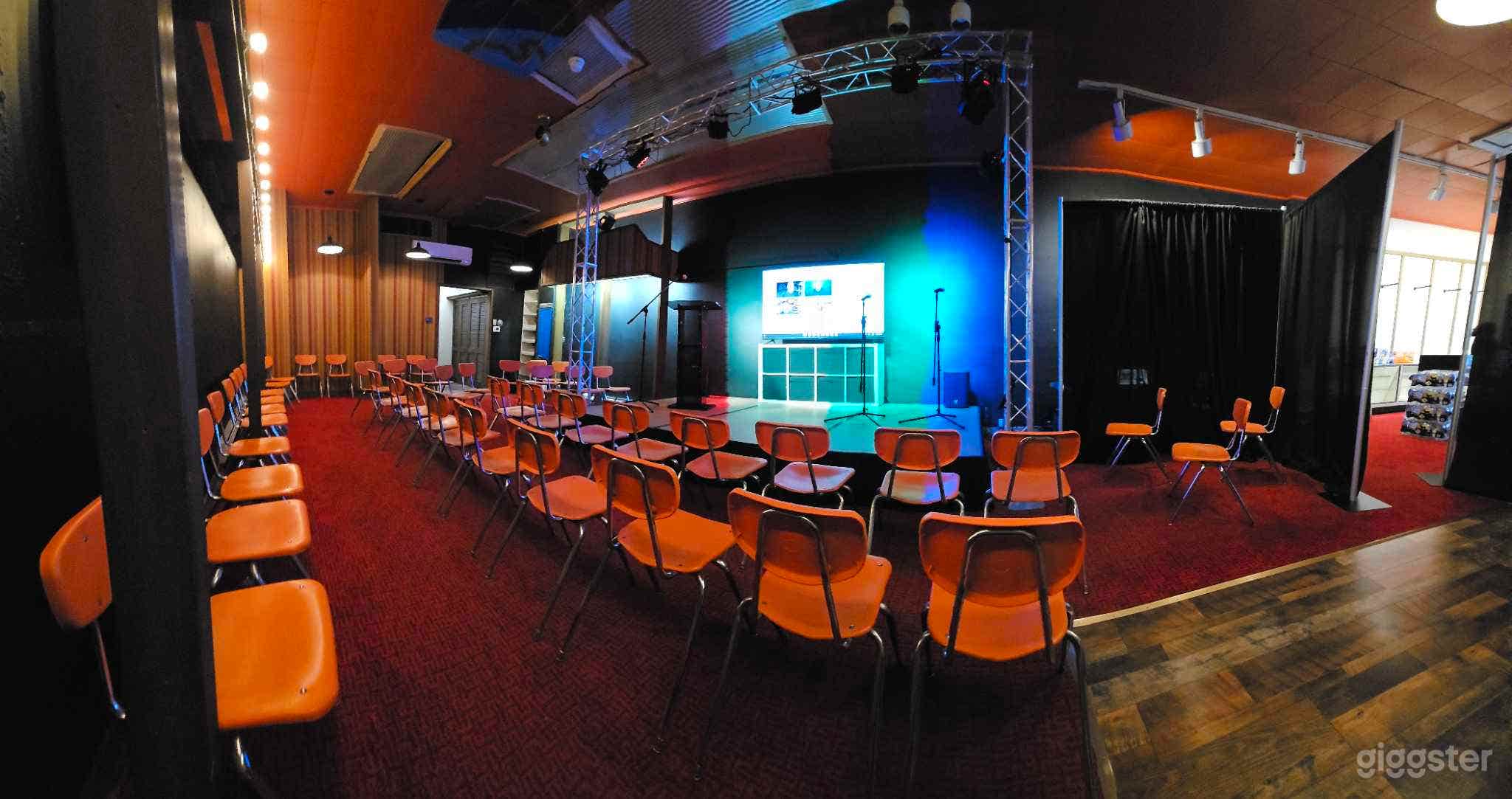 Panorama of theater space