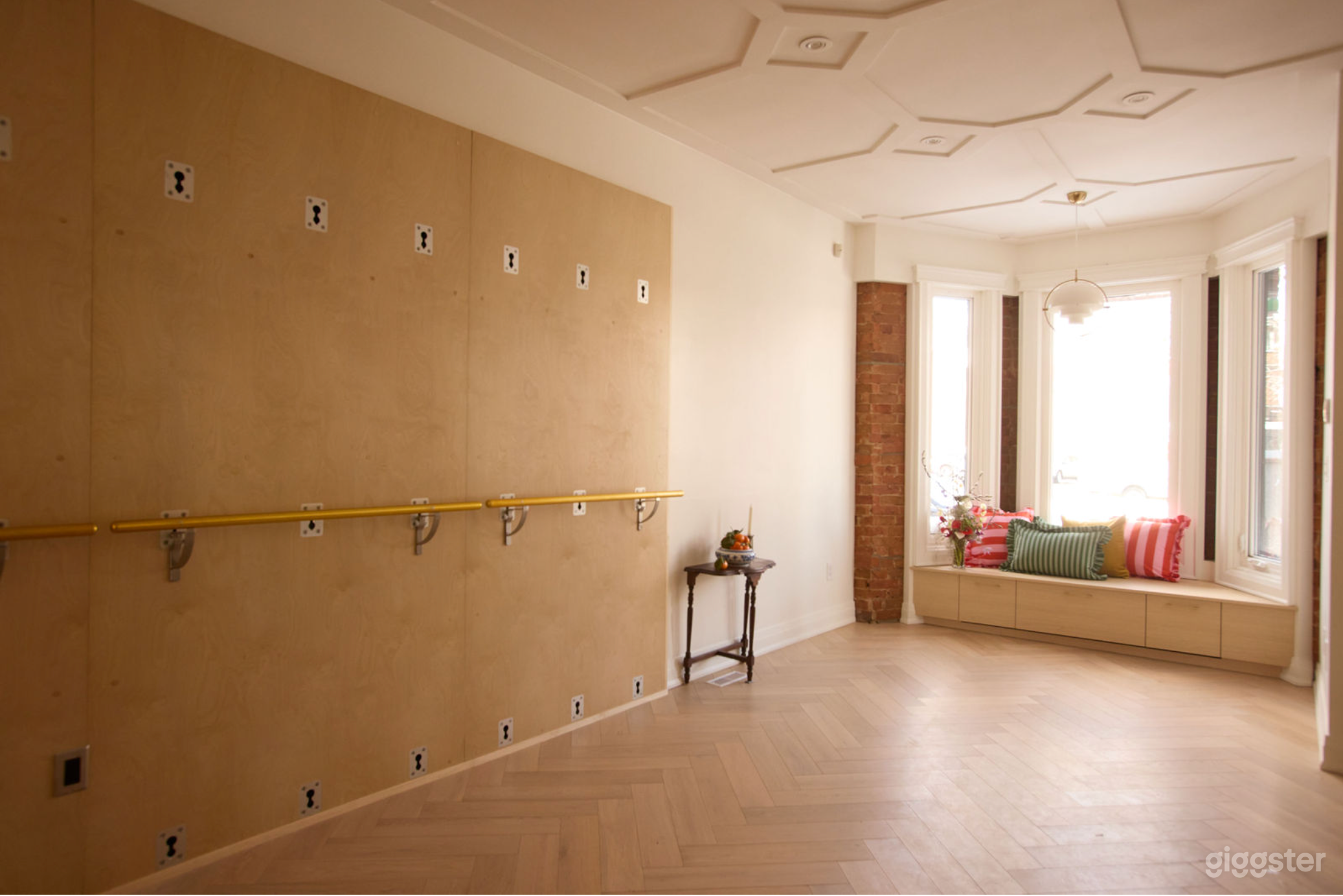 Elegant Victorian Setting with Warm Wood and Natural Light Photo 1