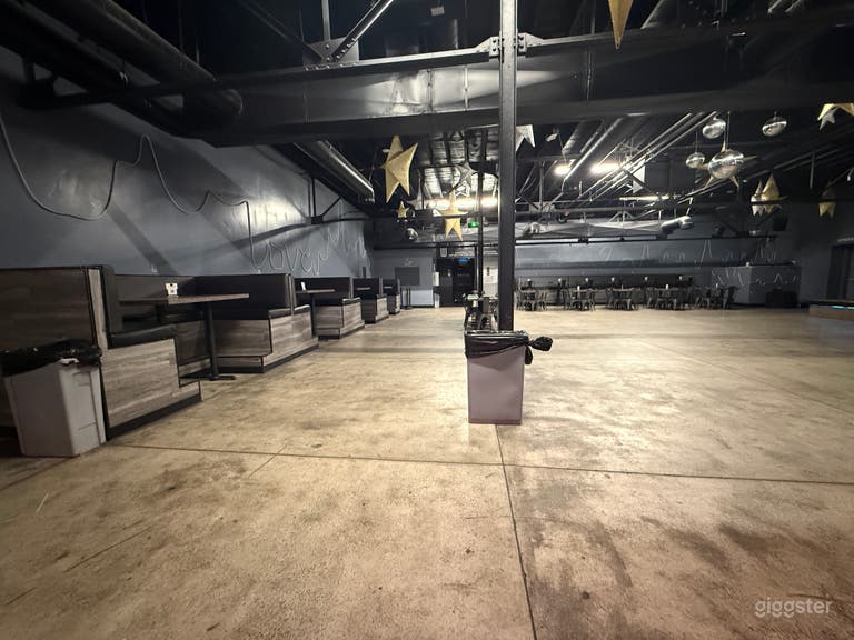  Nightclub & Event Space with LED Lighting + Stage 