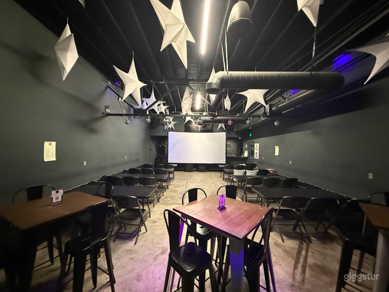  Nightclub & Event Space with LED Lighting + Stage 