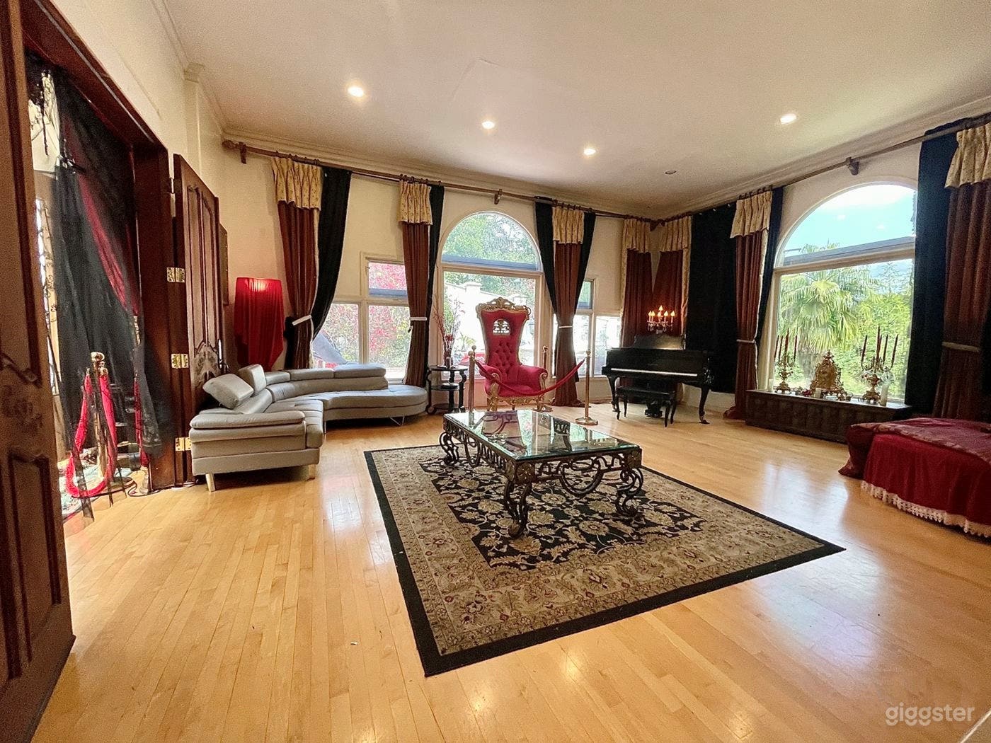 Elegant Throne Room with Piano Photo 1