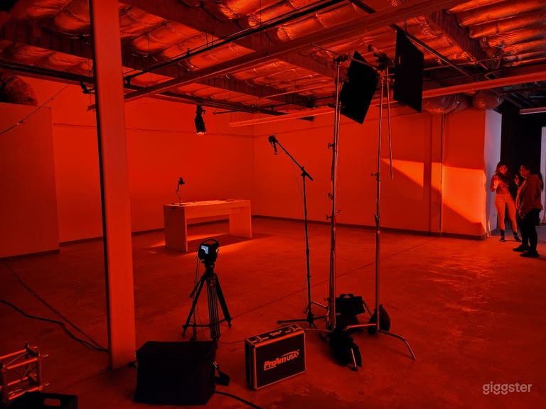  Large warehouse space with lots of props 