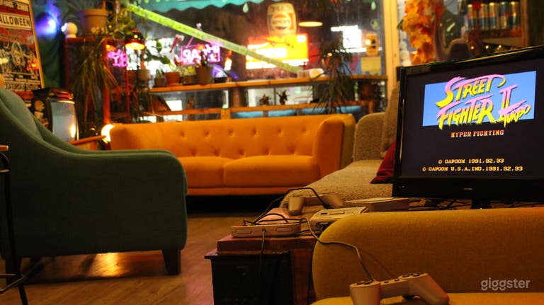  Unique retro videogame and bar & Club space 