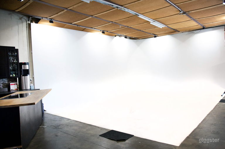  CYC WALL The greatest pride of our studio is our cyc wall, offering a premium shooting space for photo and video creators. Dimensions include a 25’w x 12’h side in addition to a second side screen that is 20’w x 12’h  
