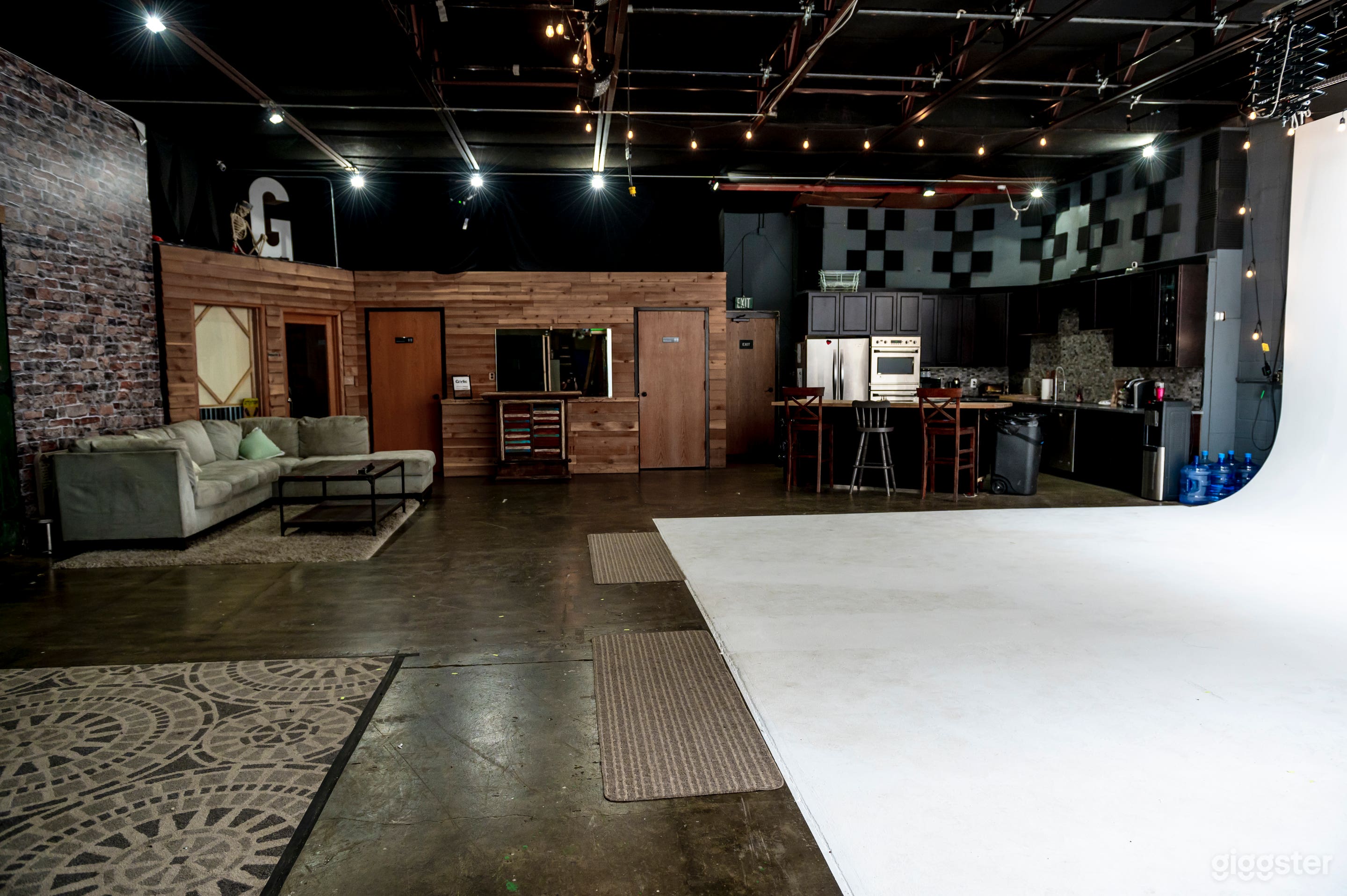 Our studio offers a variety of spaces for filming or photography.