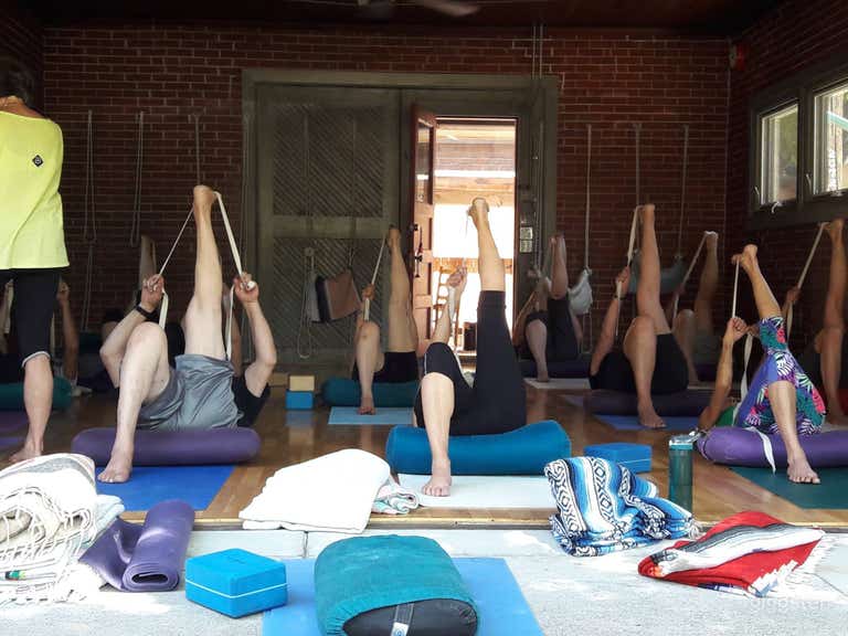  A Rare Gem and Gorgeous Brick-Walled Yoga Studio In Denver  