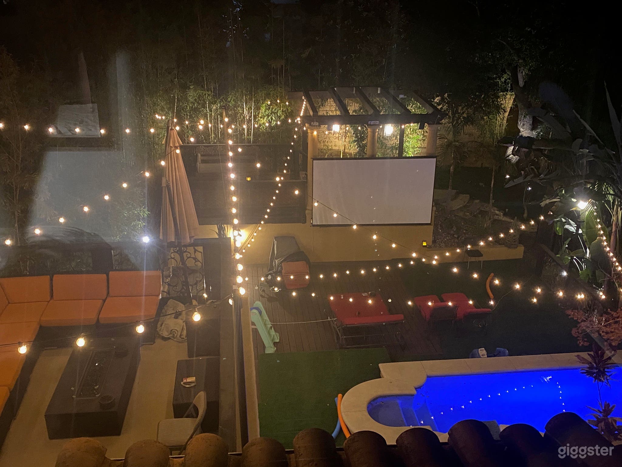 Resort-style backyard with Mediterranean flair Photo 2