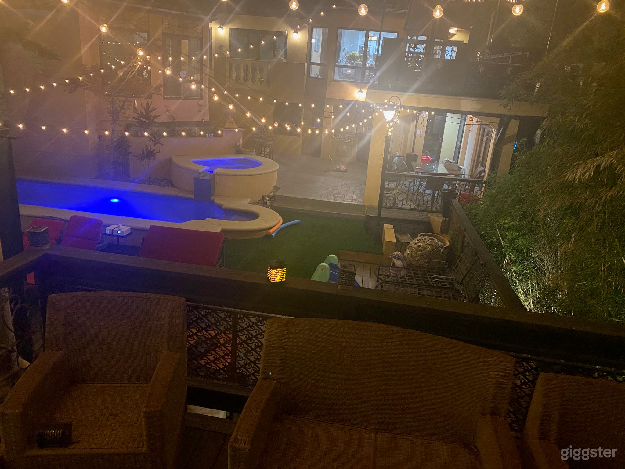 Resort-style backyard with Mediterranean flair Photo 3