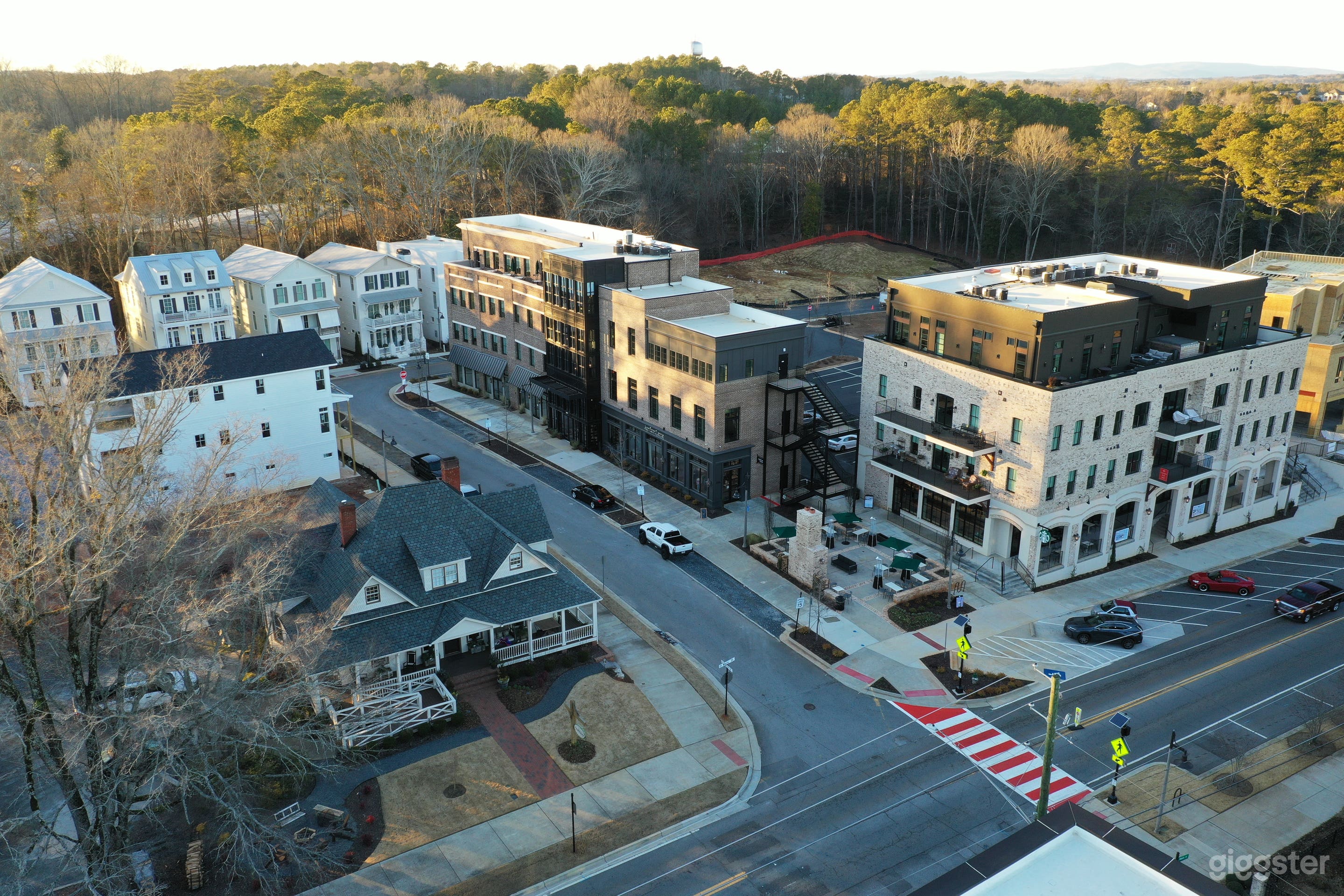 Drone view of community