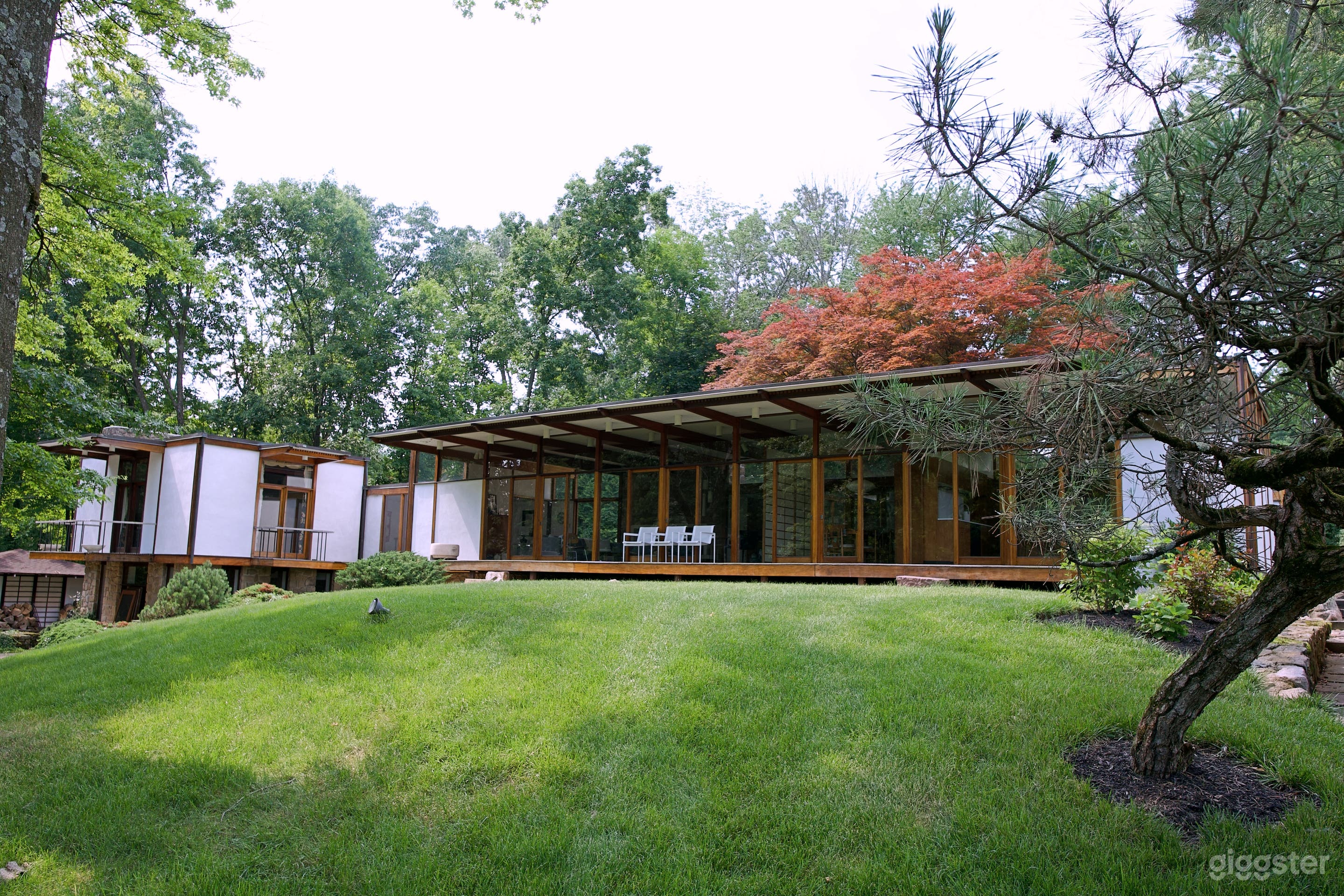Glass House in the Woods Photo 2