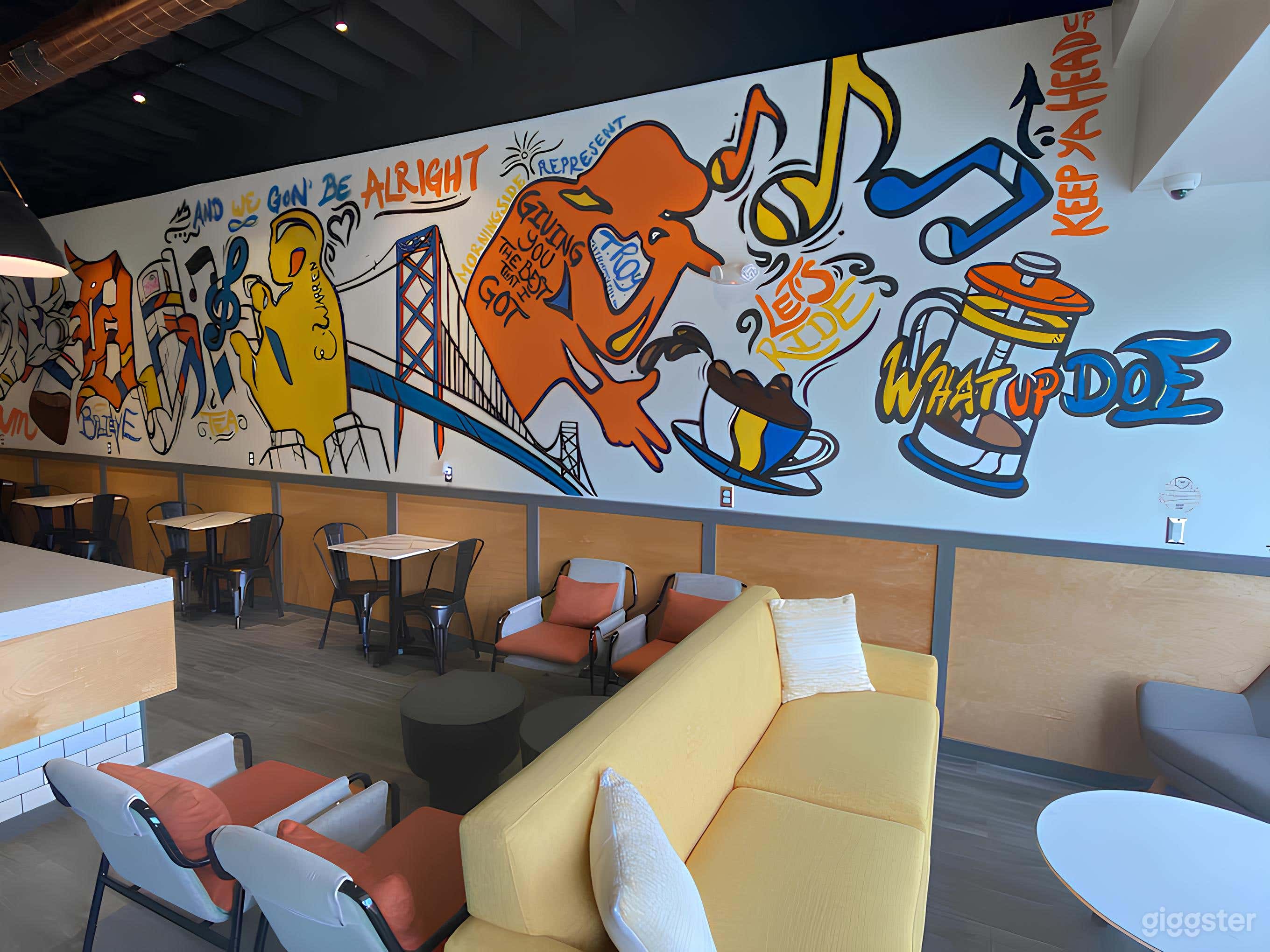 Colorful, Urban Feel Cafe in Detroit Photo 2