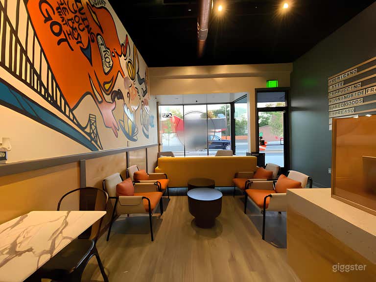  Colorful, Urban Feel Cafe in Detroit 