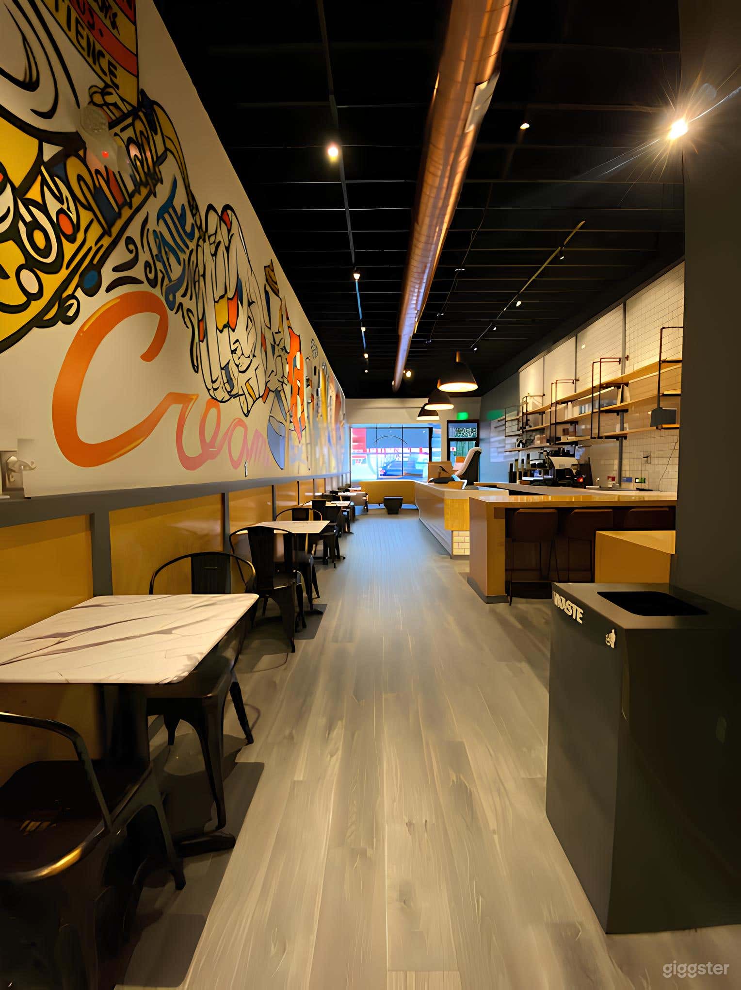 Colorful, Urban Feel Cafe in Detroit Photo 4