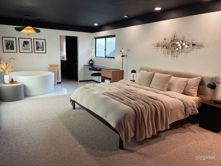  Modern Designer Home with Luxe Master Suite, Pool & Artistic 