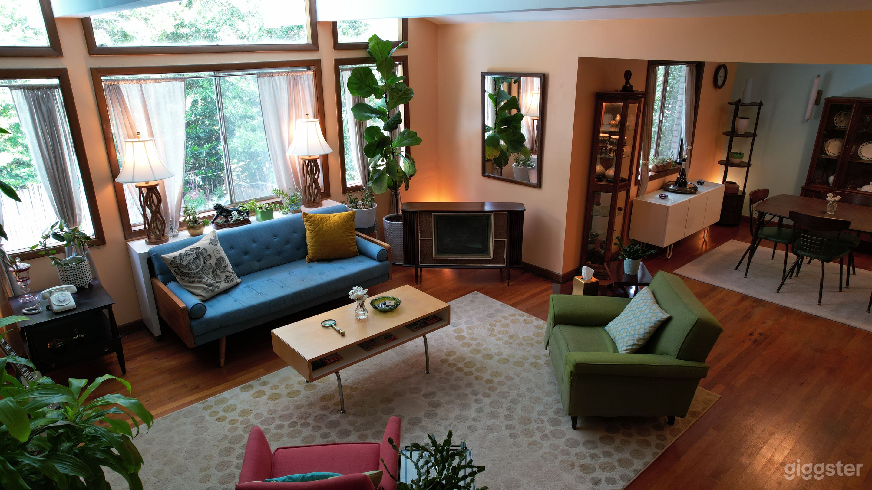 7 Unique Sets: Mid Century Home, Tiki Bar w/ Pool Photo 1