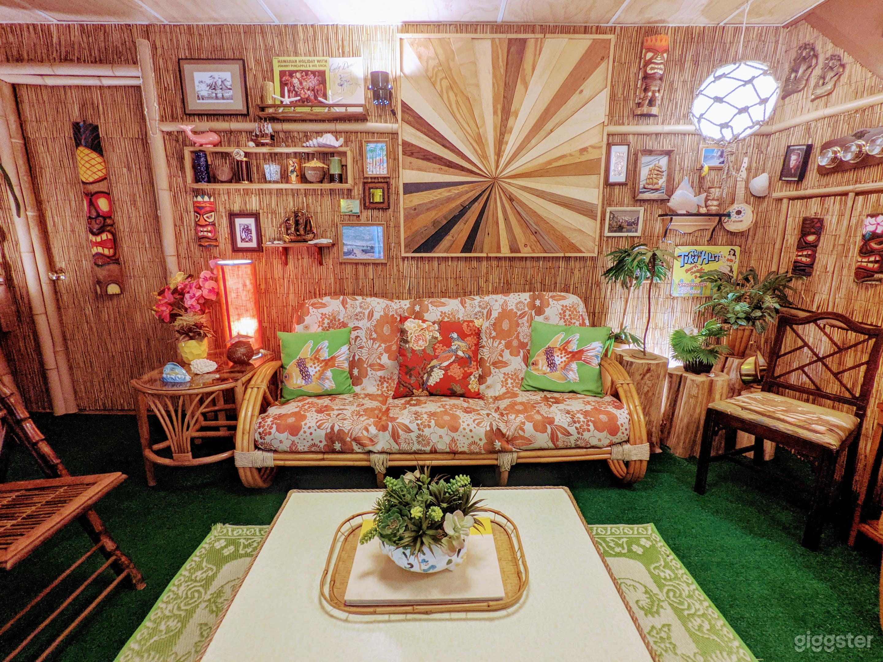 7 Unique Sets: Mid Century Home, Tiki Bar w/ Pool Photo 2