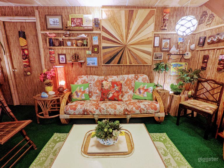  7 Unique Sets: Mid Century Home, Tiki Bar w/ Pool 