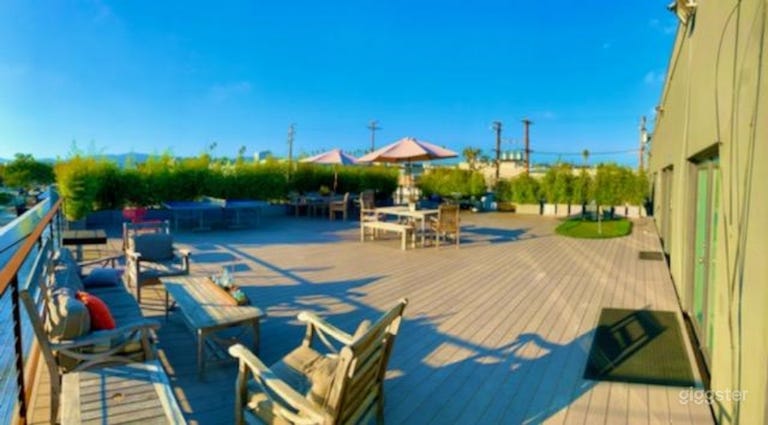  1600sqft Roof Deck for Events and Production 