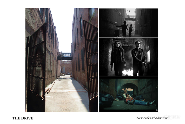  Driveway/Alleyway leading to private, enclosed courtyard 