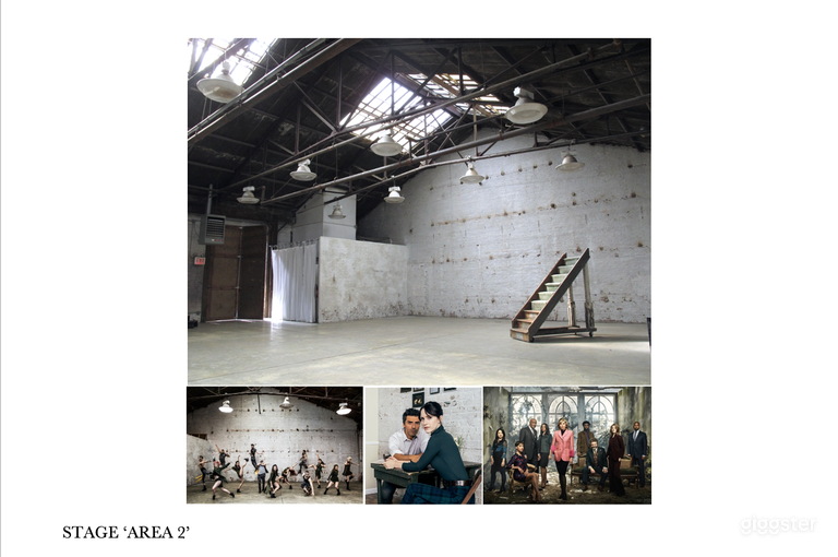  Warehouse space, 2,600sqft, skylights, large windows, beautiful brick walls 