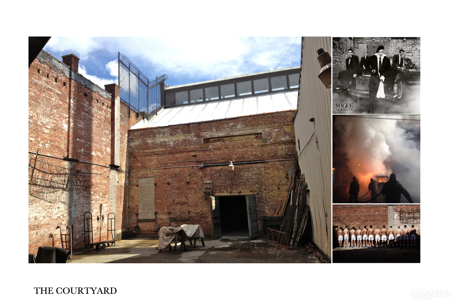 Private, enclosed courtyard with driveway access to street, 1,500sqft