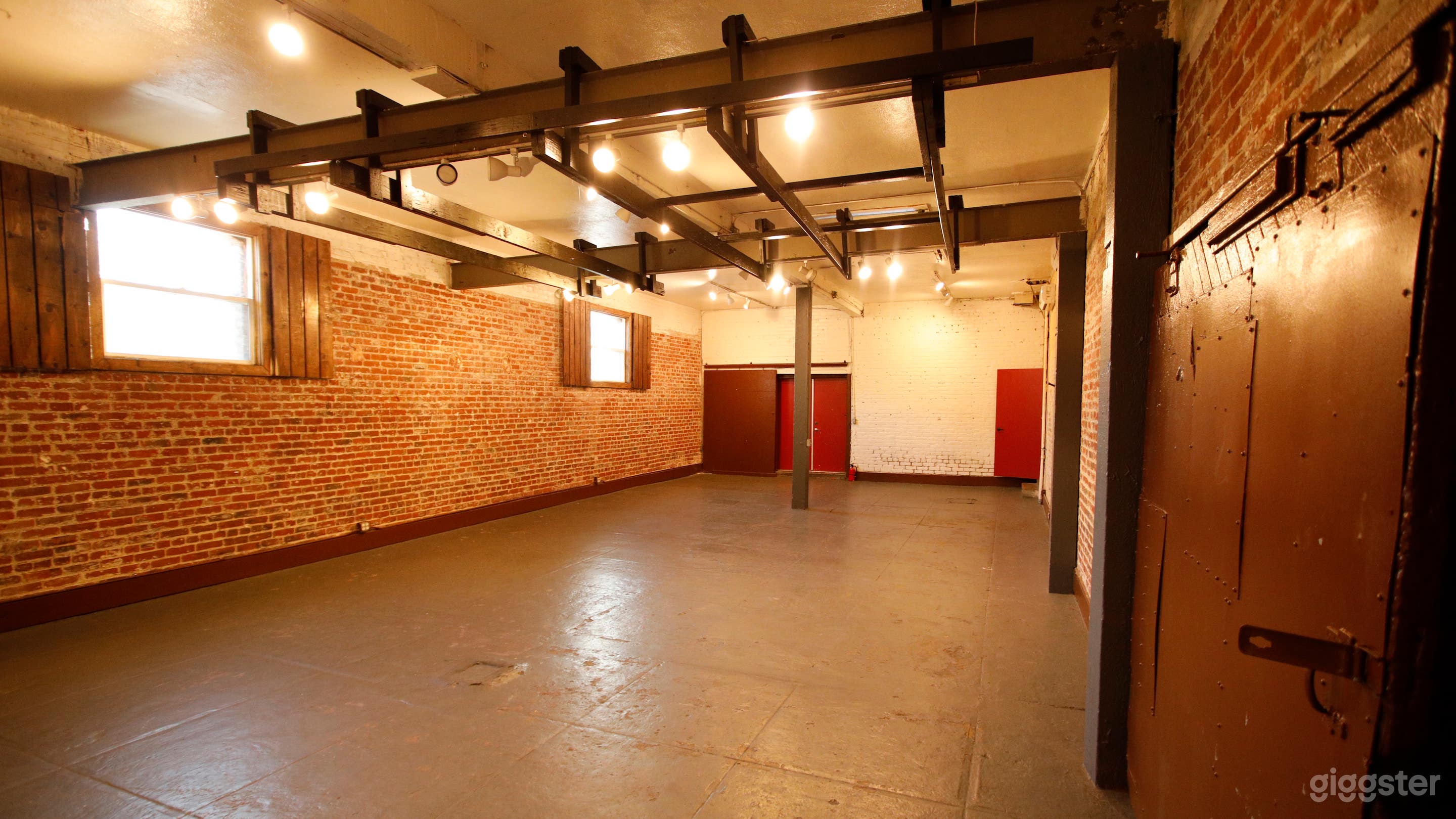 Exposed Brick Mid-City Film Warehouse