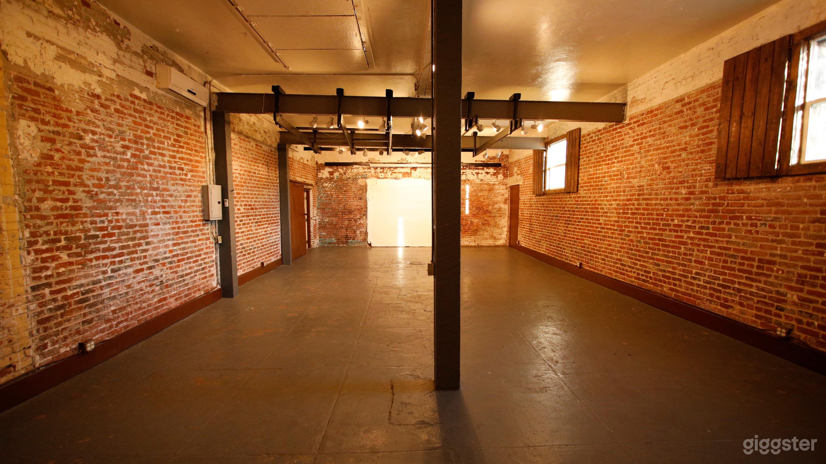 Exposed Brick Mid-City Film Warehouse