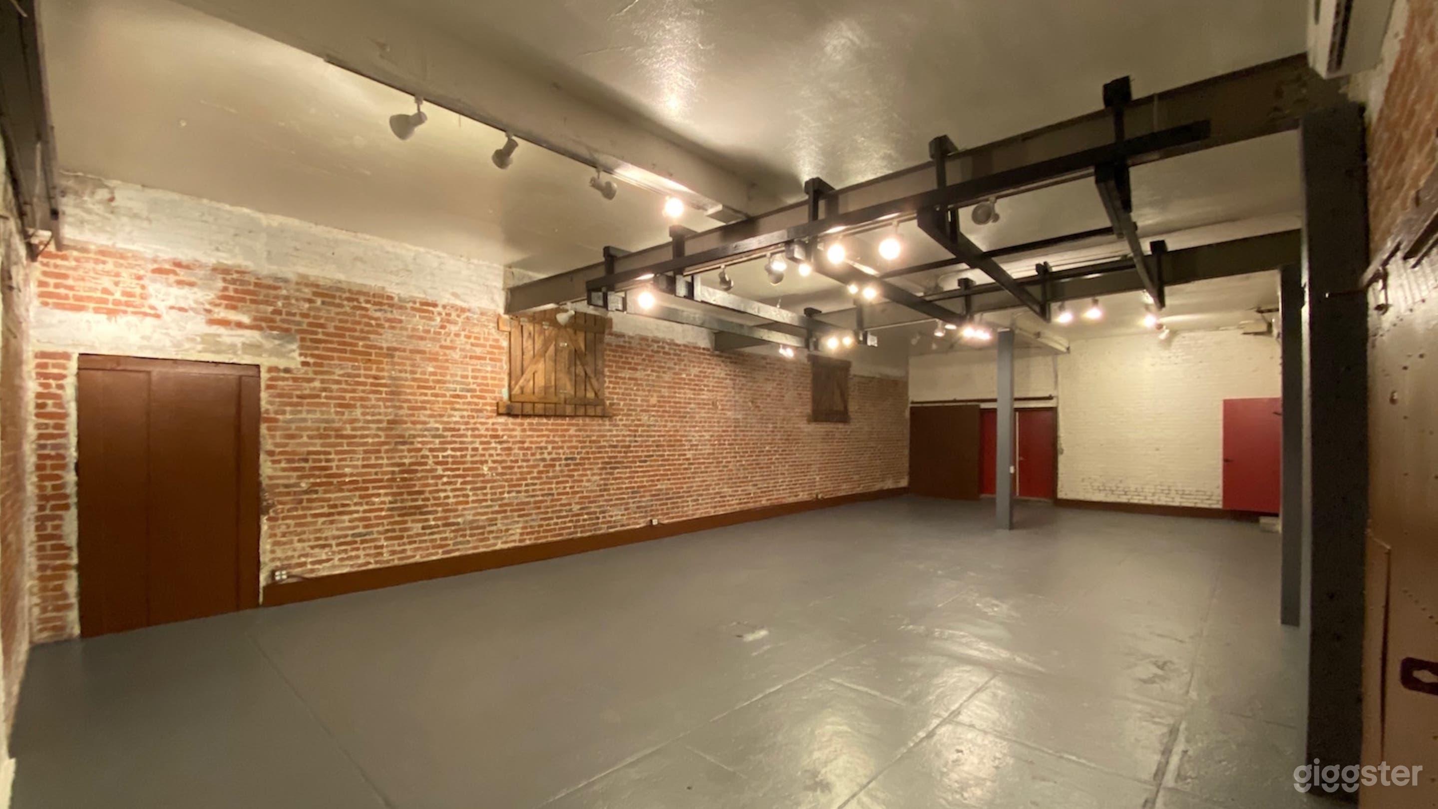 Exposed Brick Mid-City Film Warehouse